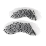 Maxbell 50Pcs Single Hole Round Spacer Template Heat Glue Shield Scalp Protector Guide Tools for Fusion Human Hair and Feather Extensions
