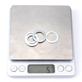Maxbell 4 Pack Stainless Steel O-Ring Flat Washer for Road Bike Pedal Bolt Screw