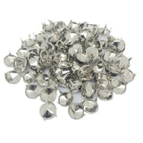 Maxbell 100 Pieces 12mm Round Cone Studs Spots Punk Nailhead Spikes DIY Bag Shoes Decoration