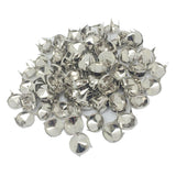 Maxbell 100 Pieces 12mm Round Cone Studs Spots Punk Nailhead Spikes DIY Bag Shoes Decoration
