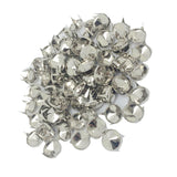 Maxbell 100 Pieces 12mm Round Cone Studs Spots Punk Nailhead Spikes DIY Bag Shoes Decoration