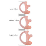 Maxbell 3Pairs (S+M+L) Silicone Replacement Earplug Earmold Earbuds (Left and Right) for Two-Way Radio Air Acoustic Coil Tube Audio Kit Walkie Talkie Earpiece Headset,pink