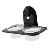 Maxbell Dual Reptile Feeding Bowl Screw Food & Water Dish For Gecko, Lizard, Etc