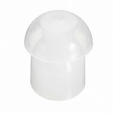 Maxbell Replacement Mushroom Earbud Ear Tips for Motorola Kenwood Two Way Radio Coil Tube Audio Kits /Transparent Acoustic Tube Earpieces,10 Pack