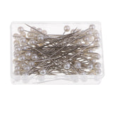 Maxbell 100 Pieces Pearl Needles for Wedding Bouquet Pins Dress Maker Corsage Pins Corsage Pins