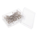 Maxbell 100 Pieces Pearl Needles for Wedding Bouquet Pins Dress Maker Corsage Pins Corsage Pins