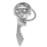 Maxbell Metal Skull Mask Key Ring Keychain Bottle Opener Creative Gift for Boyfriend