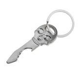 Maxbell Metal Skull Mask Key Ring Keychain Bottle Opener Creative Gift for Boyfriend