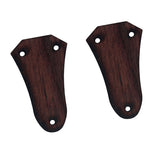 Maxbell Exquisite Rosewood 3 Holes Truss Rod Cover Plate for Acoustic/Electric Guitar Pack of 2