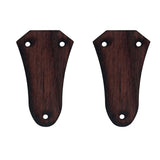 Maxbell Exquisite Rosewood 3 Holes Truss Rod Cover Plate for Acoustic/Electric Guitar Pack of 2