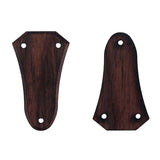 Maxbell Exquisite Rosewood 3 Holes Truss Rod Cover Plate for Acoustic/Electric Guitar Pack of 2