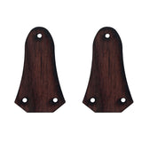 Maxbell Exquisite Rosewood 3 Holes Truss Rod Cover Plate for Acoustic/Electric Guitar Pack of 2