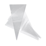 Maxbell 50 Pieces Cone Clear Sweet Chocolate Candy Cupcake Wrapper Birthday Party Favor Gifts Display Cellophane Cello Bags Decoration 27 x 8 cm