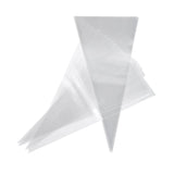 Maxbell 50 Pieces Cone Clear Sweet Chocolate Candy Cupcake Wrapper Birthday Party Favor Gifts Display Cellophane Cello Bags Decoration 27 x 8 cm