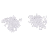 Maxbell 250 Pieces Silicone Rubber Replacement Earring Backs Back Stoppers Earnuts Clear