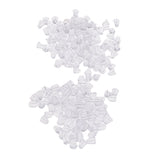 Maxbell 250 Pieces Silicone Rubber Replacement Earring Backs Back Stoppers Earnuts Clear