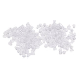 Maxbell 250 Pieces Silicone Rubber Replacement Earring Backs Back Stoppers Earnuts Clear