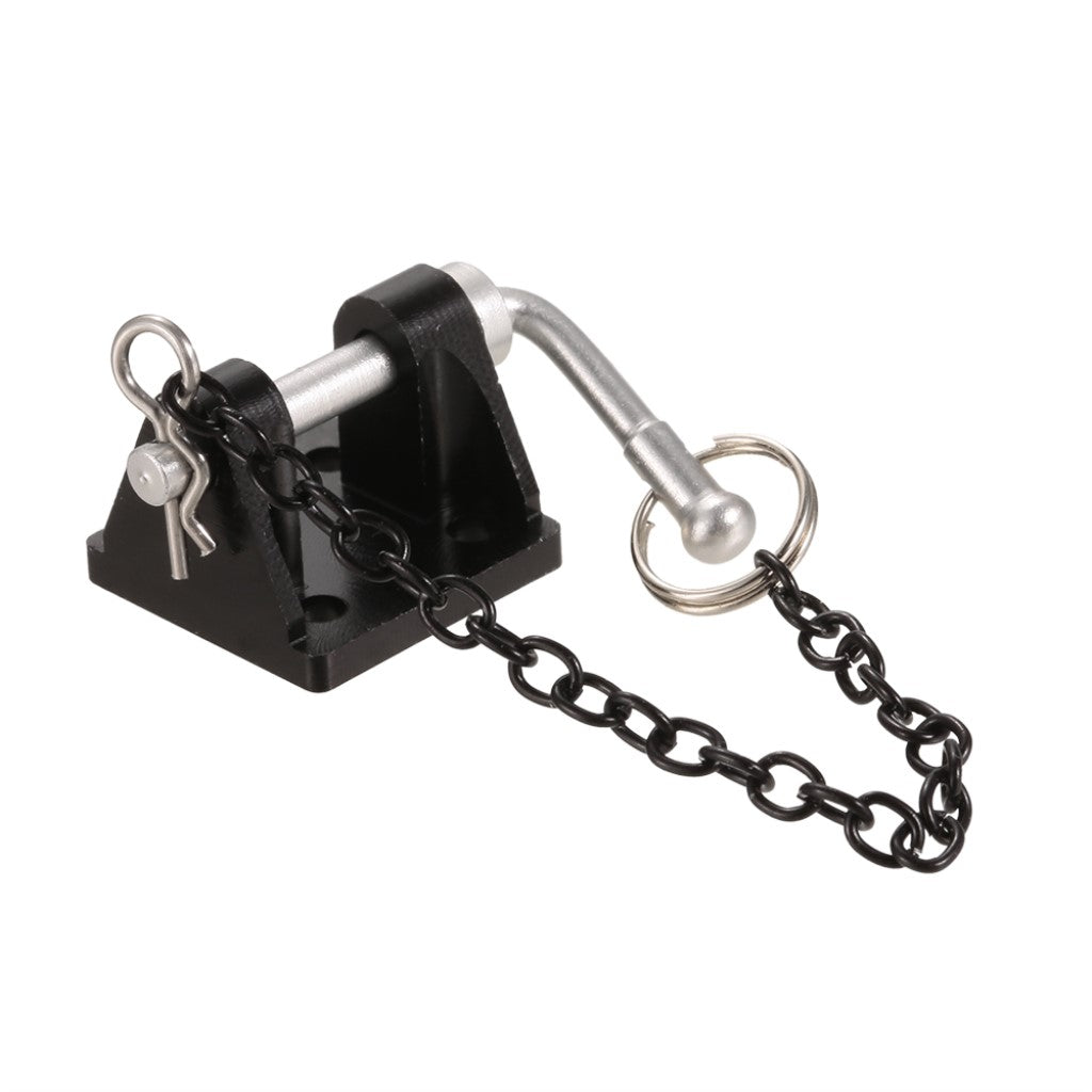 Maxbell 1:10 RC Metal Tow Shackle Trailer Hook Set for Axial SCX10 TRX-4 D90 Crawler