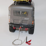 Maxbell 1:10 RC Metal Tow Shackle Trailer Hook Set for Axial SCX10 TRX-4 D90 Crawler