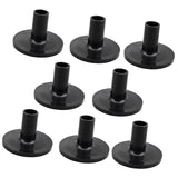 Maxbell 8pcs Long Cymbal Sleeves with Flange Base for Drum Set Percussion Instrument Parts