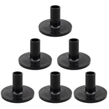 Maxbell 8pcs Long Cymbal Sleeves with Flange Base for Drum Set Percussion Instrument Parts