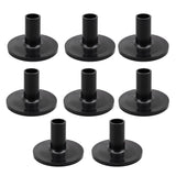 Maxbell 8pcs Long Cymbal Sleeves with Flange Base for Drum Set Percussion Instrument Parts