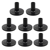 Maxbell 8pcs Long Cymbal Sleeves with Flange Base for Drum Set Percussion Instrument Parts