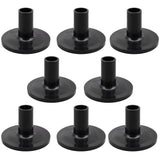 Maxbell 8pcs Long Cymbal Sleeves with Flange Base for Drum Set Percussion Instrument Parts