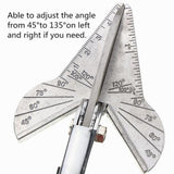 Maxbell 45-120Deg Multi Angle Pipe Scissor Wire Trunking PVC Mitre Trim Cutter Tool