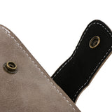 Maxbell Leather Barber Scissors Shears Combs Clips Tools Holder Pouch Waist Bag Gray