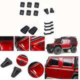 Maxbell 1/10 RC Truck Parts Door Hinges&Door Handles&Intake Grille Cover for Traxxas