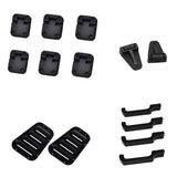 Maxbell 1/10 RC Truck Parts Door Hinges&Door Handles&Intake Grille Cover for Traxxas