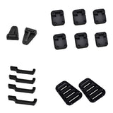 Maxbell 1/10 RC Truck Parts Door Hinges&Door Handles&Intake Grille Cover for Traxxas