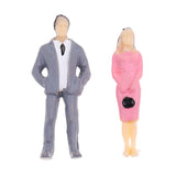Maxbell 1 Pack People Figure Model Layout HO Scale Painted for Street Landscape Prop