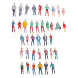 Maxbell 1 Pack People Figure Model Layout HO Scale Painted for Street Landscape Prop