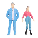 Maxbell 1 Pack People Figure Model Layout HO Scale Painted for Street Landscape Prop