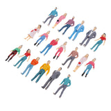 Maxbell 1 Pack People Figure Model Layout HO Scale Painted for Street Landscape Prop