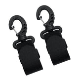 Maxbell 2pcs Black Kayak Paddle Clip Canoe Boating Dinghy Keeper Holder Universal Easy to Attach