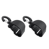 Maxbell 2pcs Black Kayak Paddle Clip Canoe Boating Dinghy Keeper Holder Universal Easy to Attach