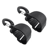 Maxbell 2pcs Black Kayak Paddle Clip Canoe Boating Dinghy Keeper Holder Universal Easy to Attach