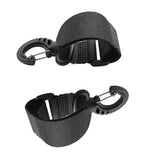 Maxbell 2pcs Black Kayak Paddle Clip Canoe Boating Dinghy Keeper Holder Universal Easy to Attach