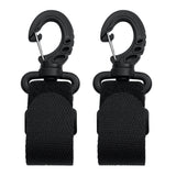 Maxbell 2pcs Black Kayak Paddle Clip Canoe Boating Dinghy Keeper Holder Universal Easy to Attach