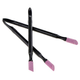 Maxbell 3 Pcs Nail Cuticle Remover Pen Pusher Trimmer Buffer Quartz Stone Scrub Pen