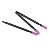 Maxbell 3 Pcs Nail Cuticle Remover Pen Pusher Trimmer Buffer Quartz Stone Scrub Pen