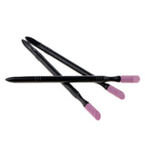 Maxbell 3 Pcs Nail Cuticle Remover Pen Pusher Trimmer Buffer Quartz Stone Scrub Pen
