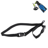 Maxbell Premium Black Nylon Quick Release Fin & Mask Keeper Double Loop Strap Holder Lanyard Retainer