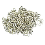 Maxbell Tibetan Silver Necklace Pendant Connector Bail Clasps Claw Charms S shape Bracelet Ropes Cords Hooks Crimps End Jewelry Making Findings Pack of 100 15mmx8mm