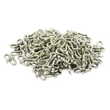 Maxbell Tibetan Silver Necklace Pendant Connector Bail Clasps Claw Charms S shape Bracelet Ropes Cords Hooks Crimps End Jewelry Making Findings Pack of 100 15mmx8mm