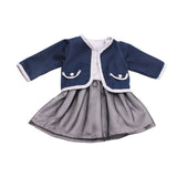 Maxbell Fashion Jacket Sleeveless Dress Skirt Suit Clothing for 18" American Girl Our Generation Dolls Party Outfit Accessory
