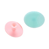 Maxbell 2Pcs Soft Silicone Facial Cleansing Brush Pore Cleanser Anti-slip Exfoliator Friction Pad Face Skin Care